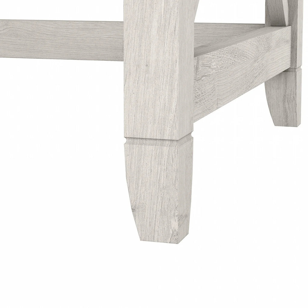 L Shaped Desk With Mid Back Tufted Office Chair I57626