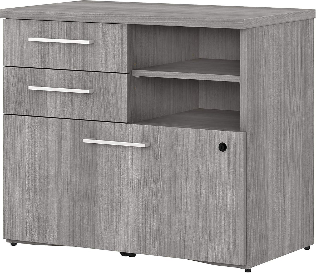 30W Piler Filer Cabinet in Storm Gray W10058