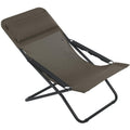 Black Steel Frame Folding Sling Chair E8976