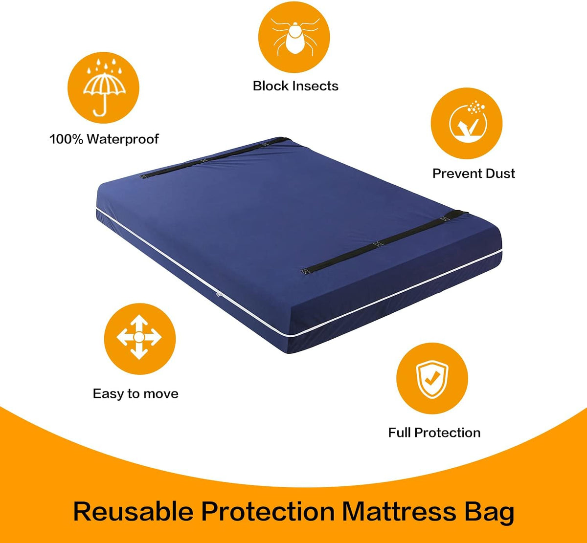 Mattress Bag with Handles and Zipper D44672