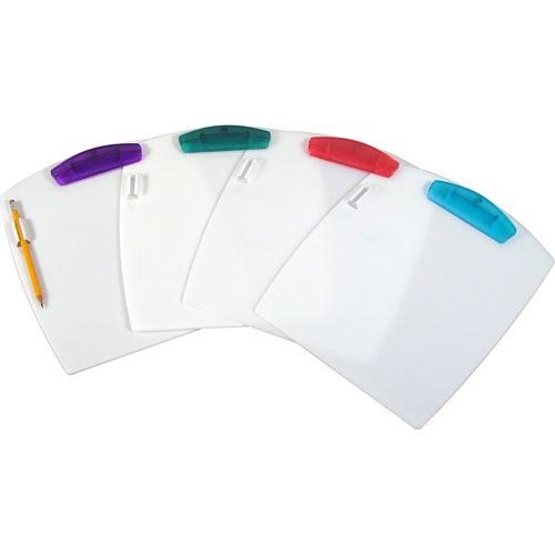 Hard Poly Clipboard Legal Assorted Colors Case of 12 Y939644