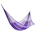 Purple Nylon Hand Woven Mayan Hammock A7938