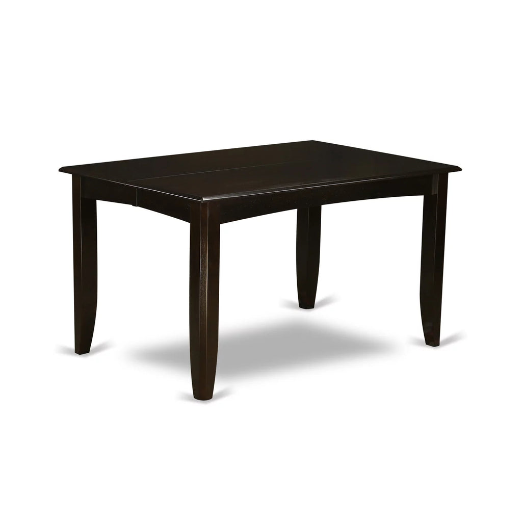9-piece Cappuccino Dining Set with Wood Chairs B550669