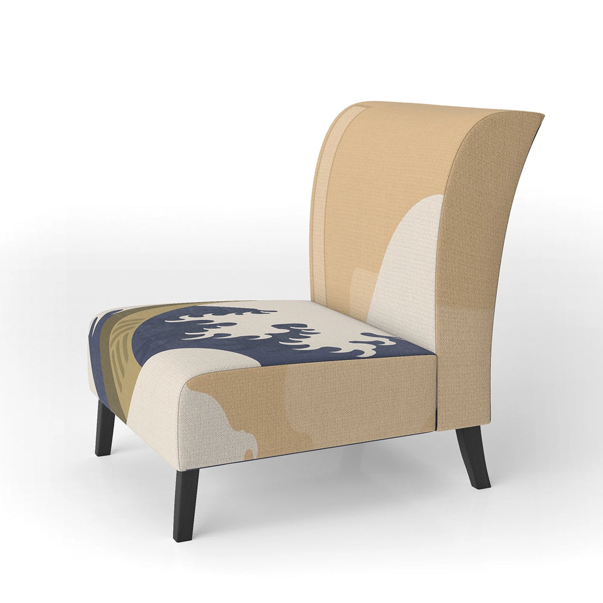 Upholstered Nautical & Coastal Accent Chair and Arm Chair T779