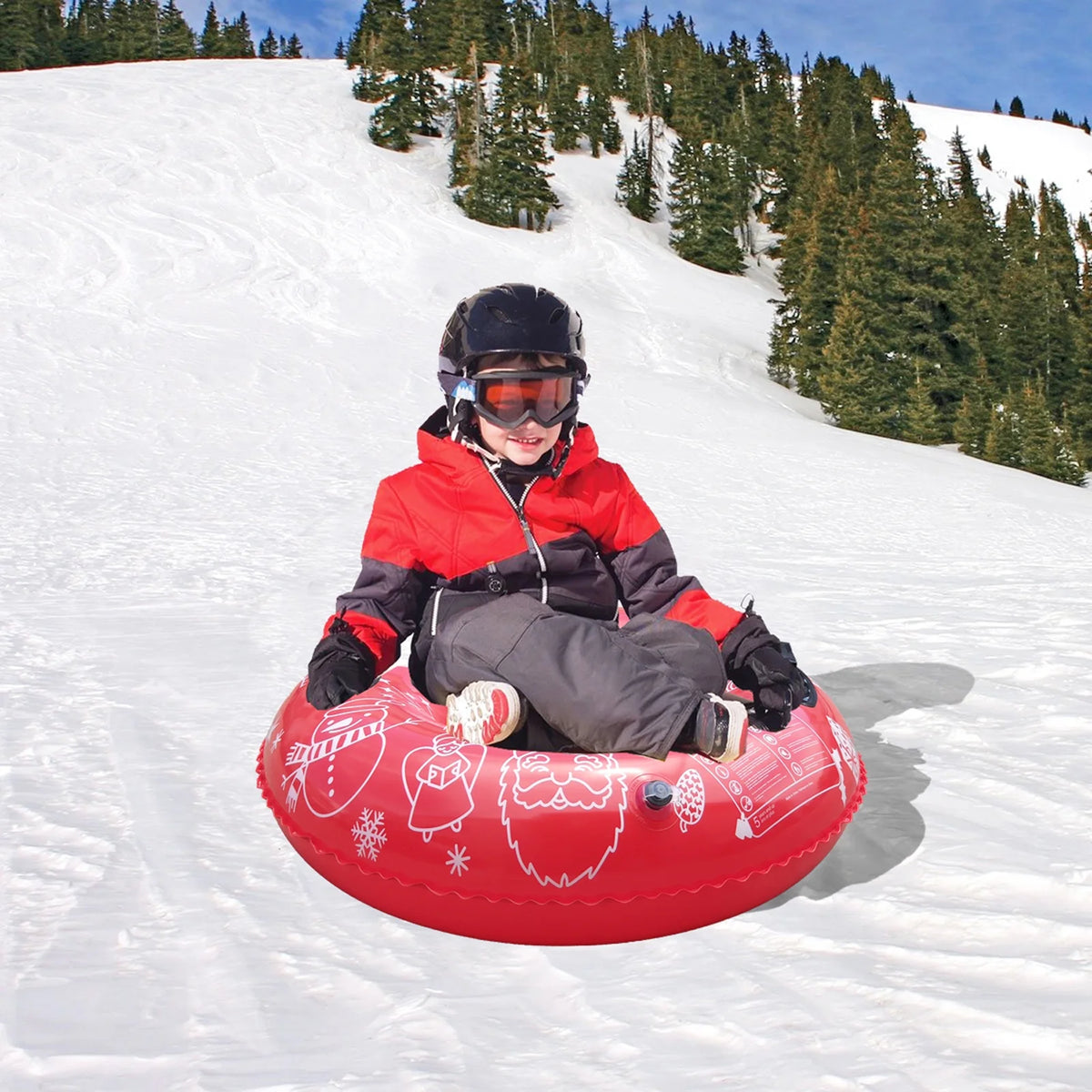 Inflatable Ski Ring PVC Snow Tube with Handle I532
