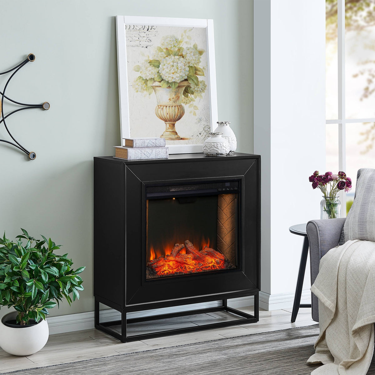 Smart Fireplace Black E5090