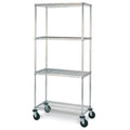 Chrome 4-Shelf Mobile Cart M79172