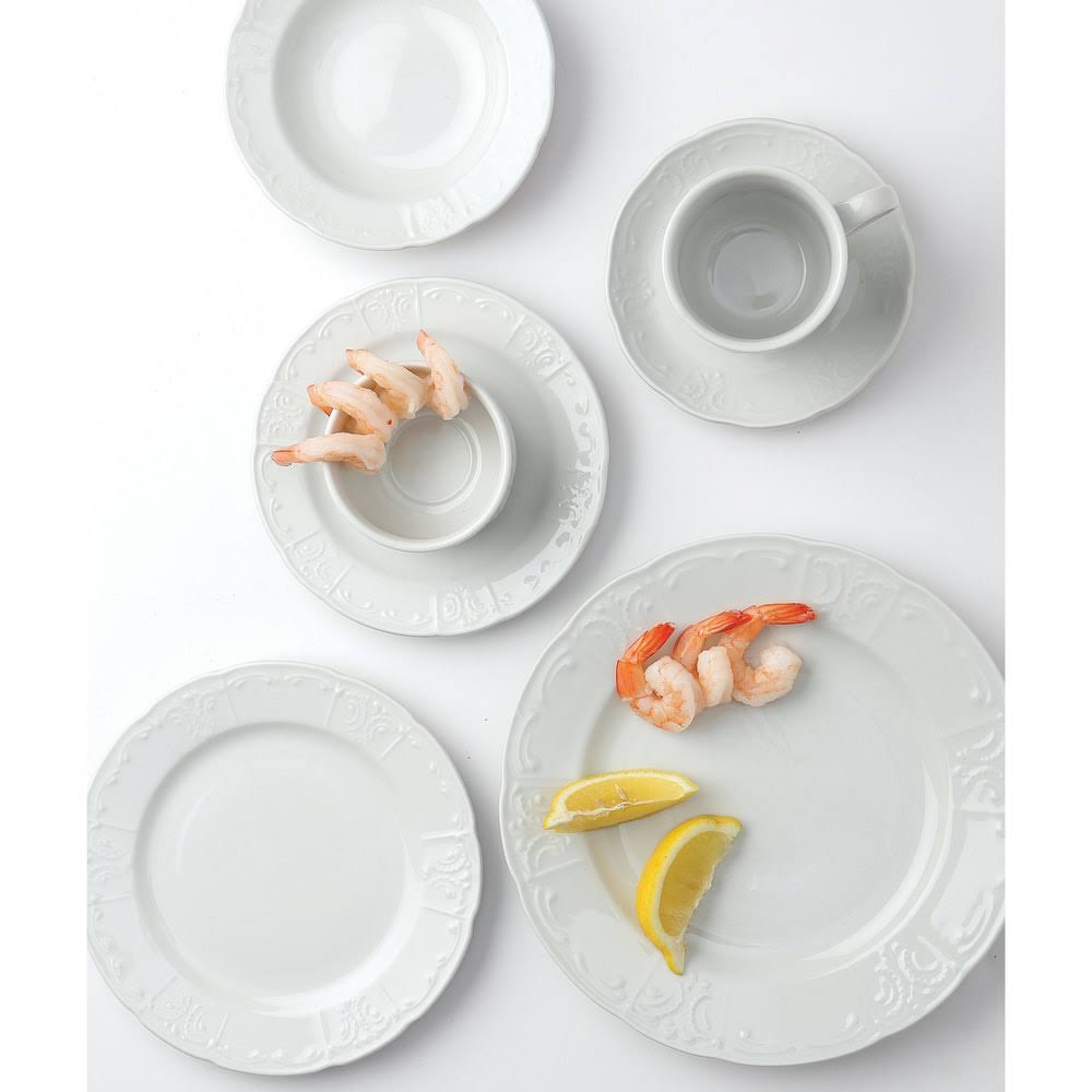 Bright White China Plate - 12/Case Z72513