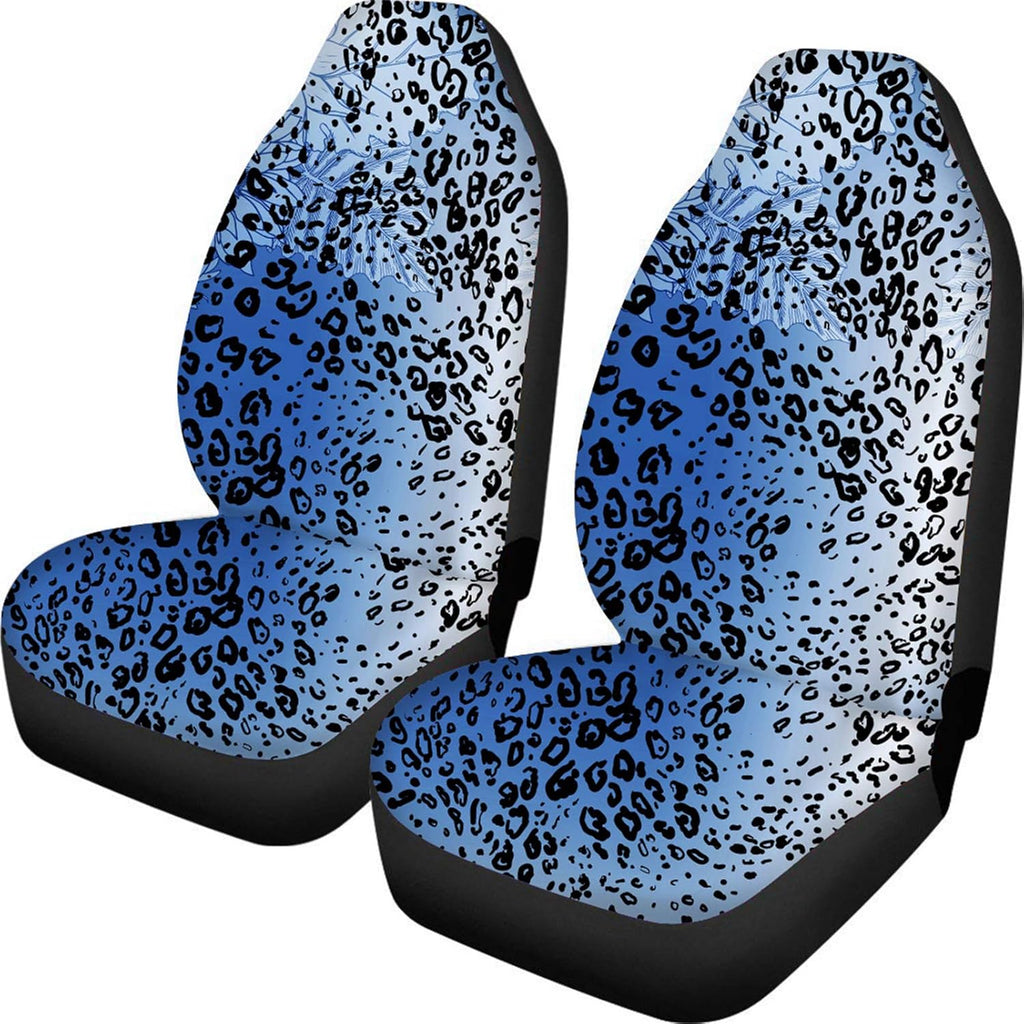 Leopard Print Car Seat Covers, Pack of 2 V121791