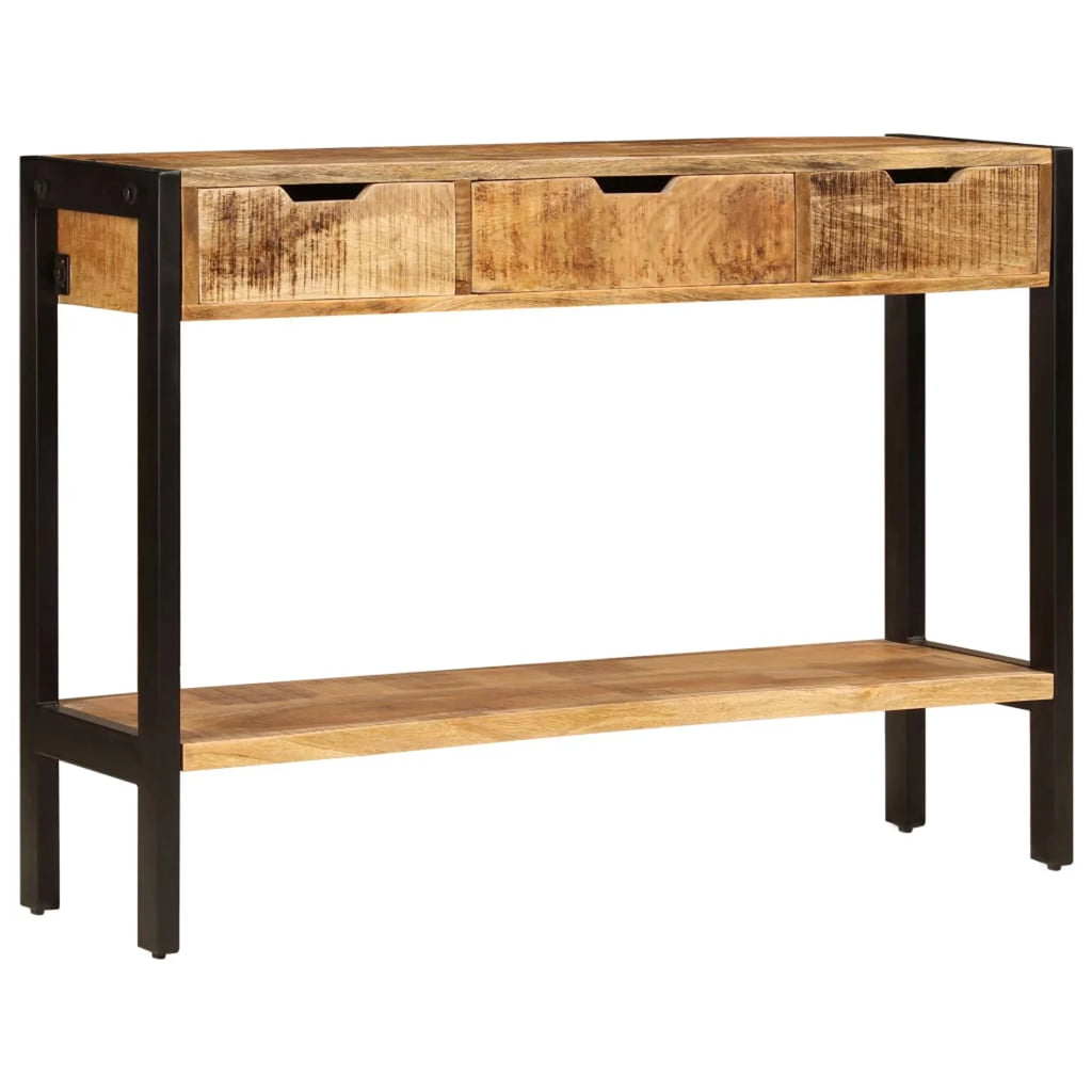 Mango Wood Sideboard with 3 Drawers and 1 Shelf S99373