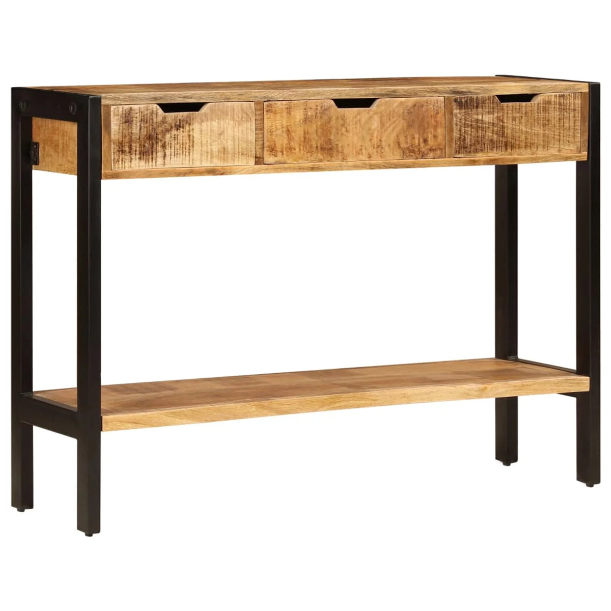 Mango Wood Sideboard with 3 Drawers and 1 Shelf S99373