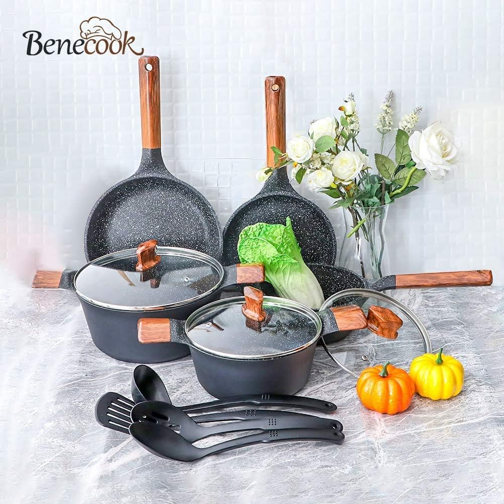 12 Piece Nonstick Die-cast Aluminum Cookware Set A835338