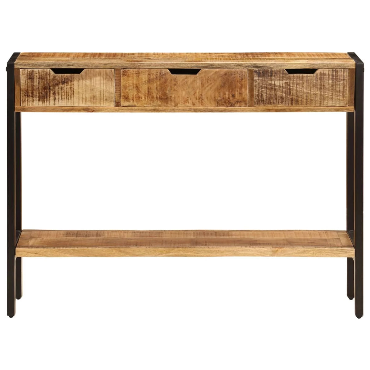 Mango Wood Sideboard with 3 Drawers and 1 Shelf S99373