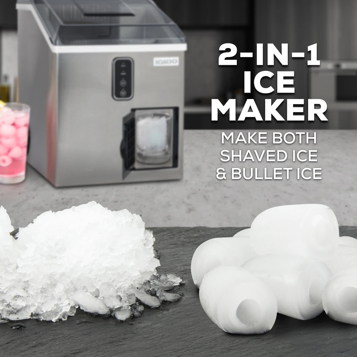 44 lb. Ice Maker and Ice Shaver H9506