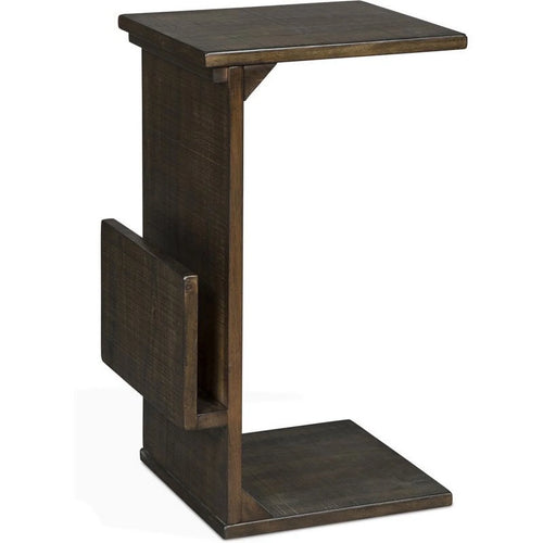 14" Mahogany Wood Chairside Table Set of 2 I58286