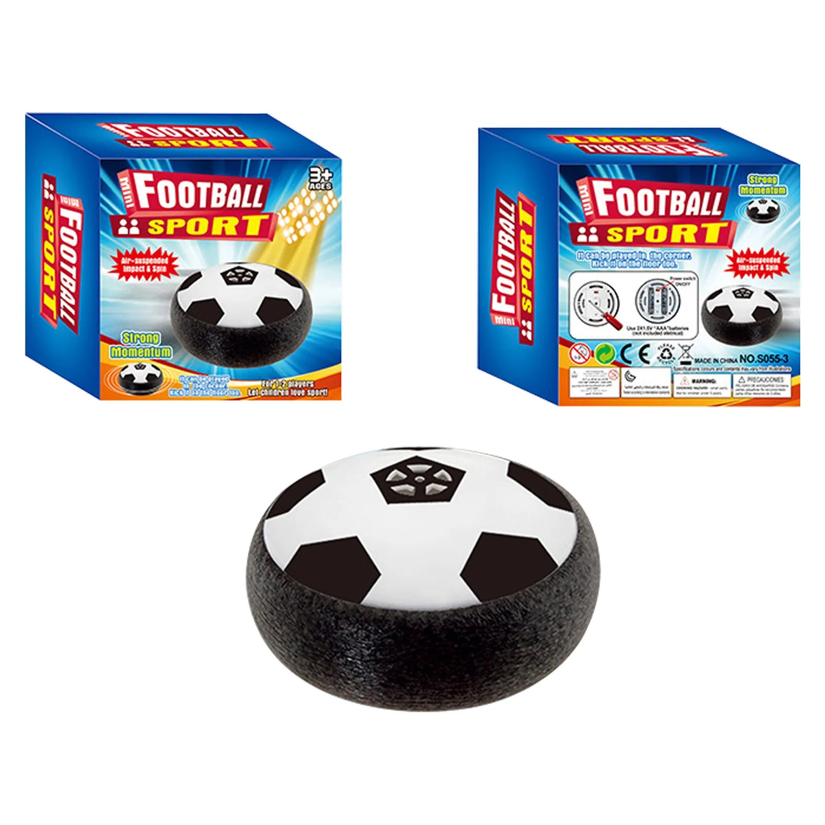 Hover Soccer Ball Air Floating Toy with Music LED Lights F833576