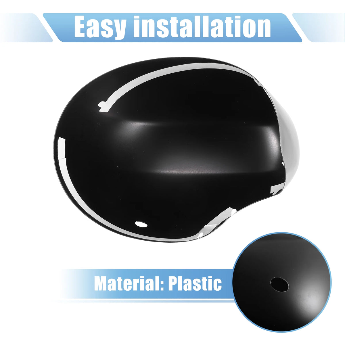 Black Exterior Rear View Mirror Cover for Mini Cooper F54 Clubman J23230