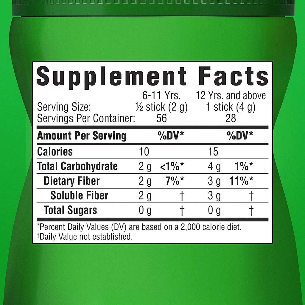 28 Count (6 Pack) Fiber Supplement Stick Packs I823