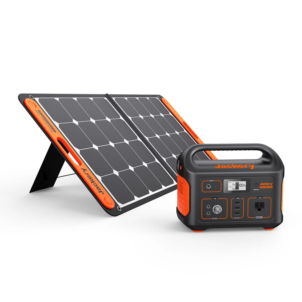 518Wh Portable Solar Generator with 100W Solar Panel R3003
