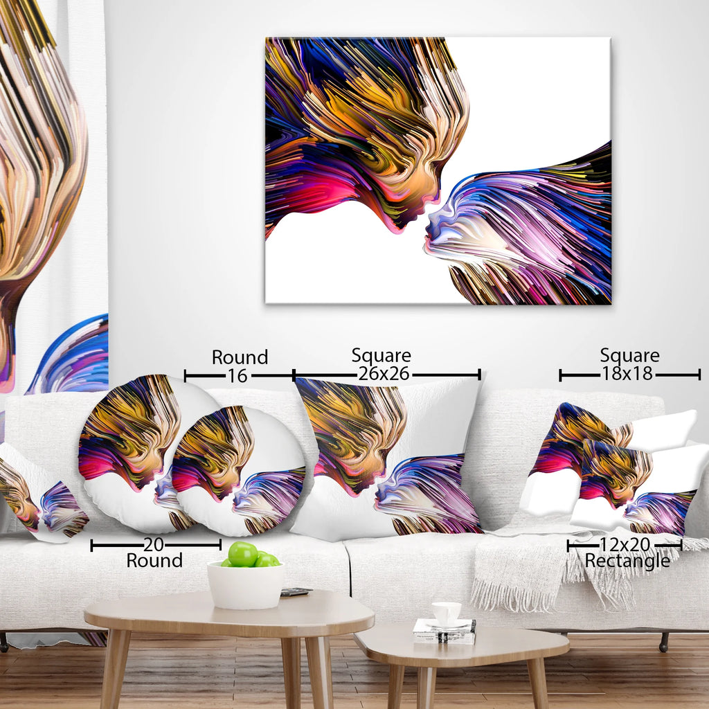 Antelope Canyon Landscape Photo Throw Pillow 12x20 H143