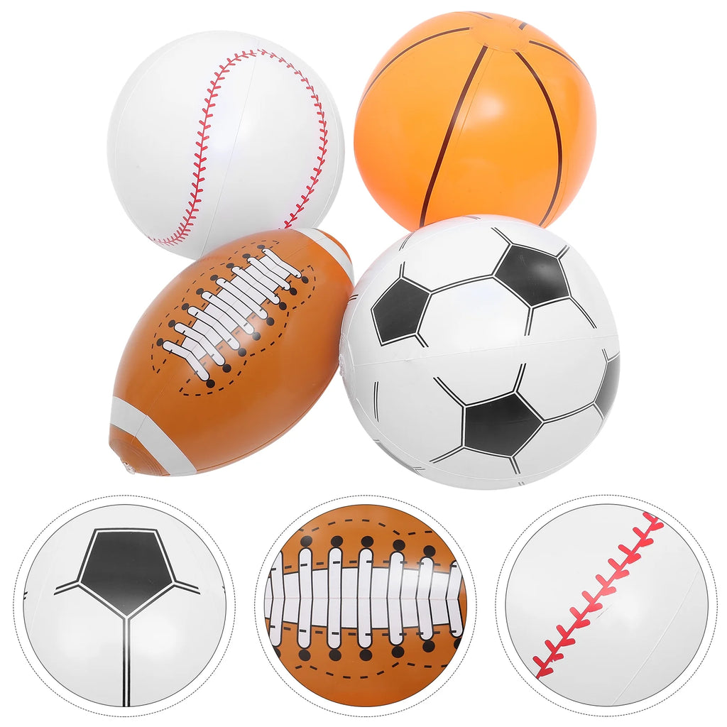 Inflatable Beach Ball 4pcs B1745