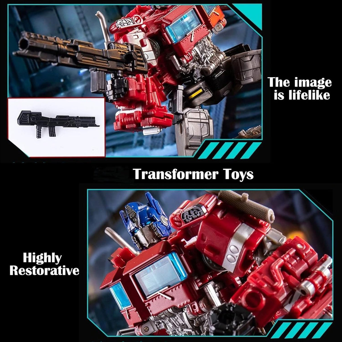 Deformation Car Robot Action Figure with Weapon E4739