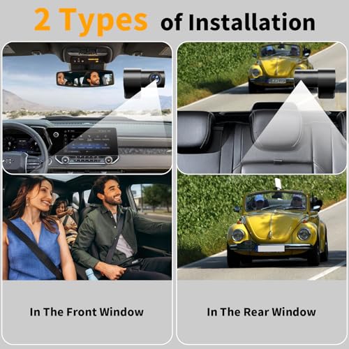 4K Dual Channel Dash Cam with 64GB Card D472797