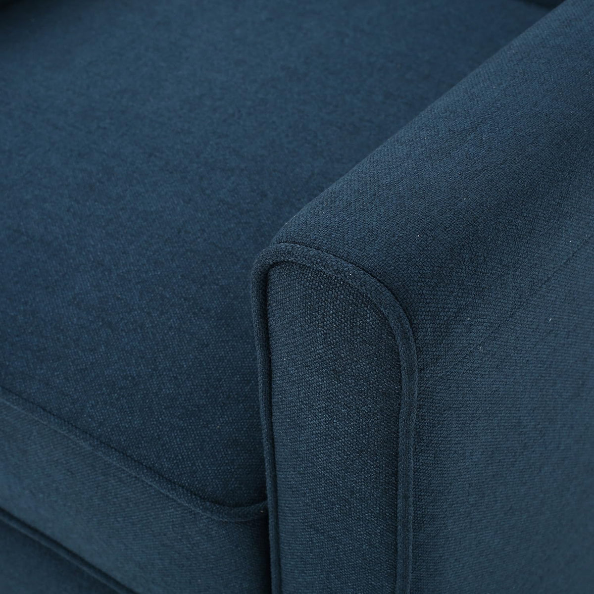 Dark Blue Fabric Recliner Club Chair N47585