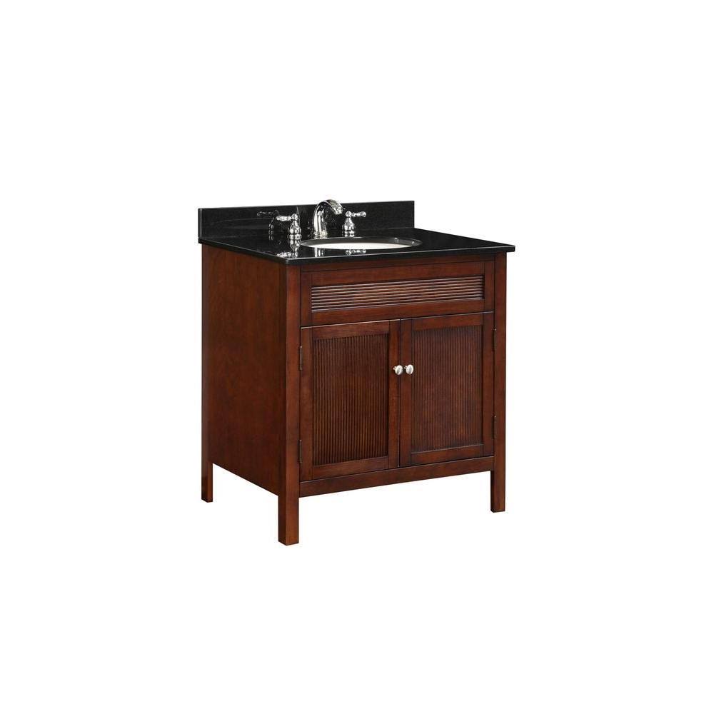 Vanity Cabinet Only in Dark Cherry S626