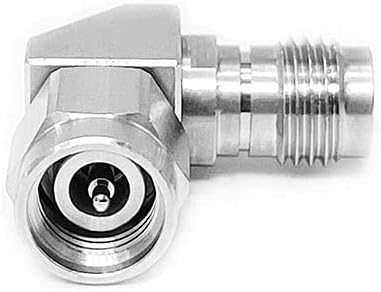 1.85 mm Female to 2.92 mm Male Right Angle Microwave Adapter E870552