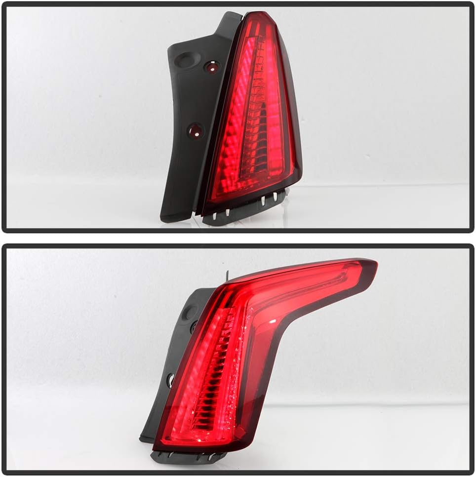 All Red Lens LED Tail Light Brake Lamp Assembly Replacement Right Passenger Side K20962