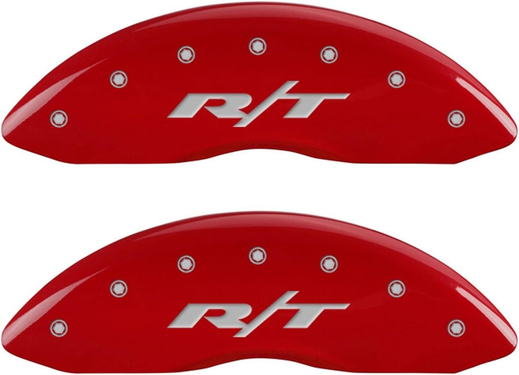 Red Powder Coat Finish Front and Rear Caliper Cover Set of 4 T879923