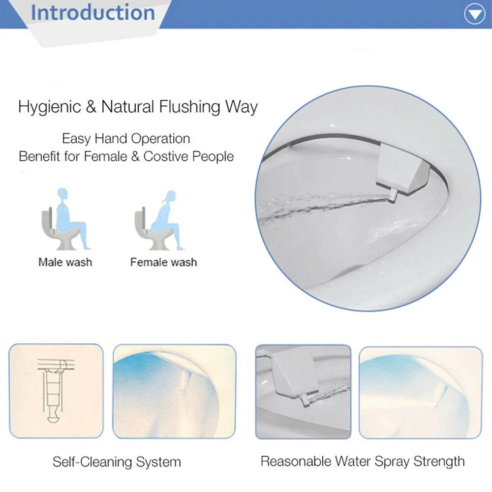 Non-Electric Bidet Toilet Seat Attachment D89001