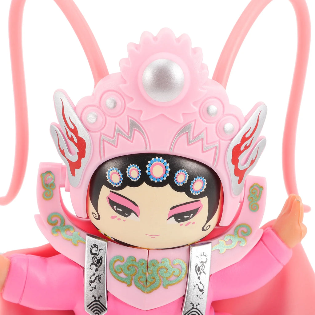Cars Cake Decorations Sichuan Opera Face Doll Miniature Souvenir Japandi Christmas Ornaments Antique Chinese Dolls Child V6822
