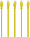Cat 6 Ethernet Cable 7 ft (24-Pack) Yellow T3864
