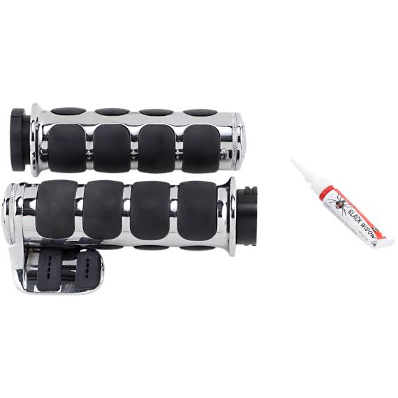Chrome ISO-grip for Dual Cable Throttle P9232