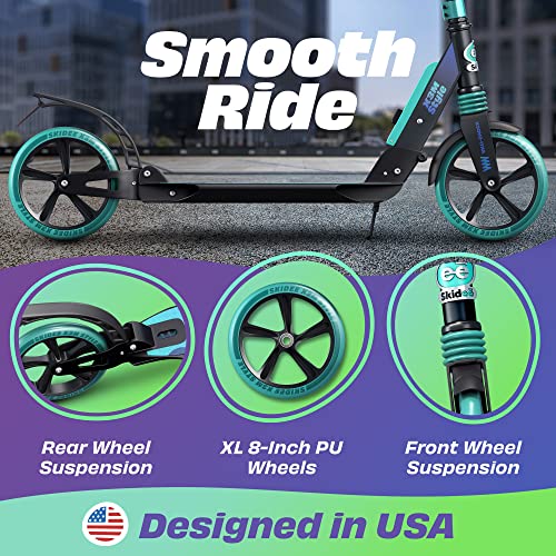 Adjustable Folding Adult Scooter with Large Wheels A4567