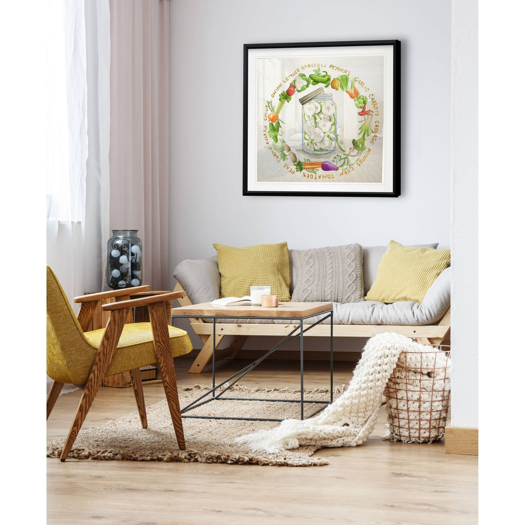 Framed Giclee Print 22X22 A987