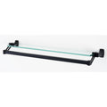 Bronze Glass Shelf with Towel Bar P726