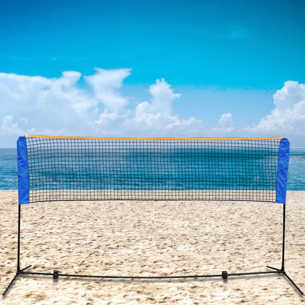 Portable Adjustable Badminton Net Set with Carrying Bag T97044