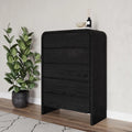 Five Drawer Chest in Jet Black Ash L11165