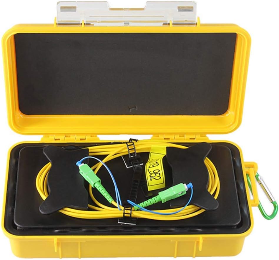 Fiber Optic OTDR Launch Cable Box G652D Singlemode 9/125 SC/APC-SC/APC Connector (2000M) P79581