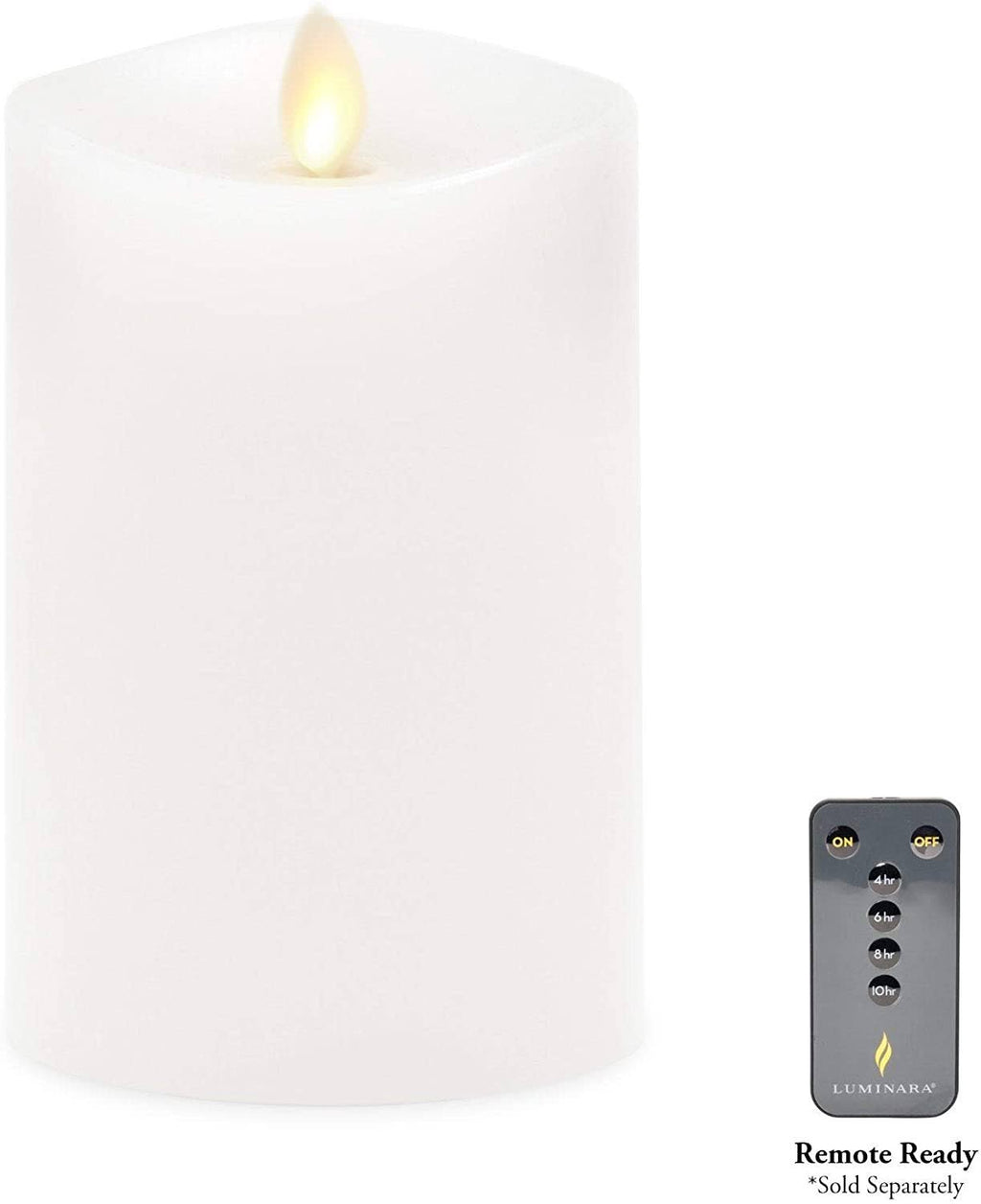 White Pillar LED Candle V546504