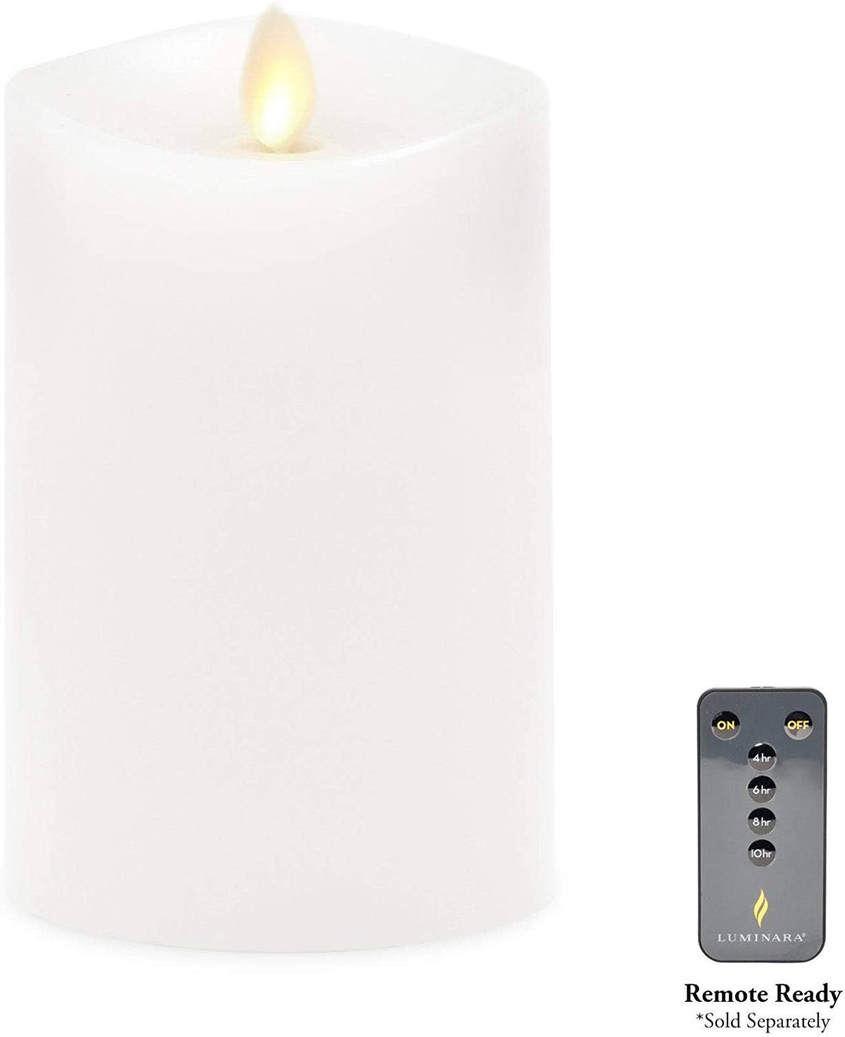 White Pillar LED Candle V546504