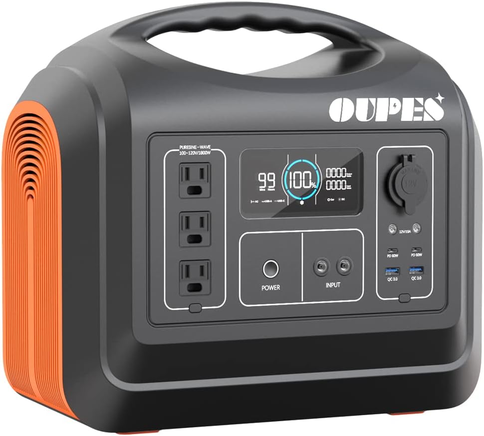 Portable Power Station LiFePO4 Battery with 2 X100W Solar Panel S839