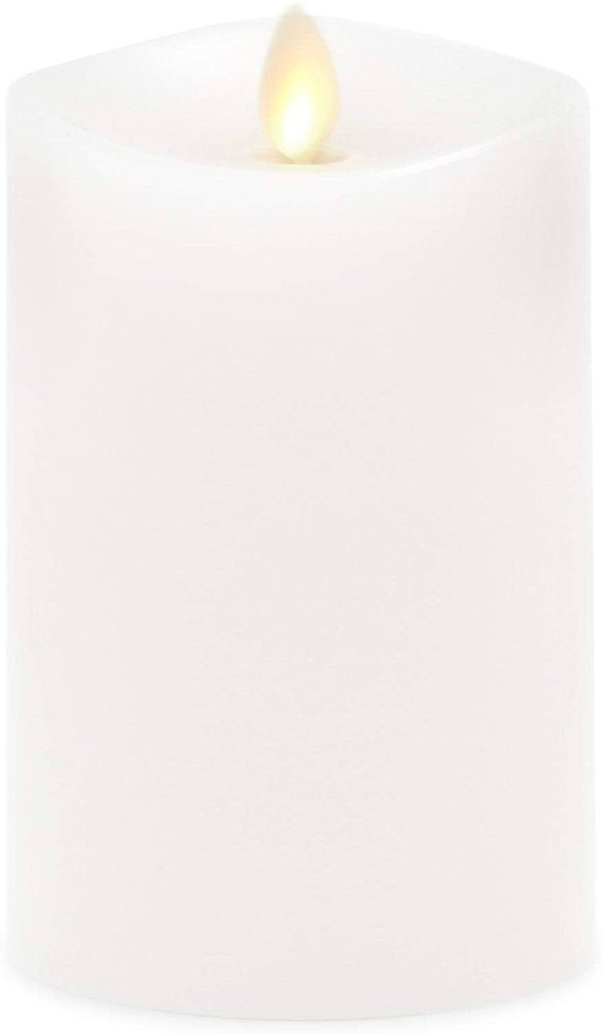 White Pillar LED Candle V546504