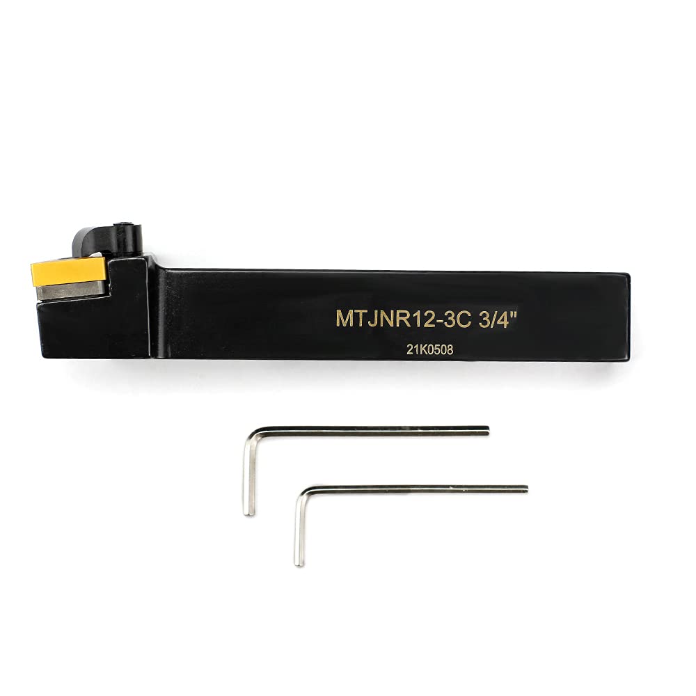 Lathe Turning Tool Holder with TNMG332 Insert, 93 Degree, Pack of 2 I237063