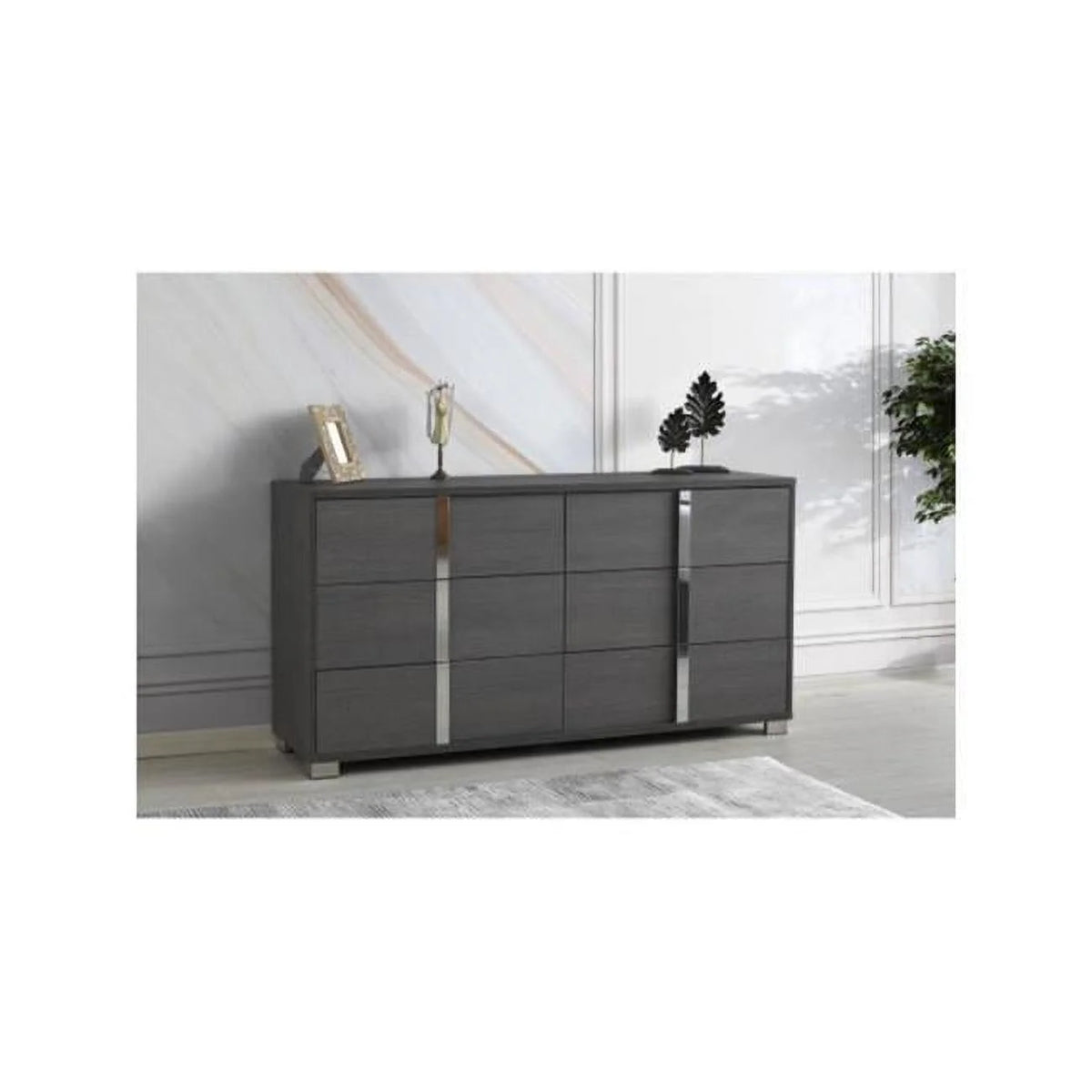 Matte Gray Dresser N4420