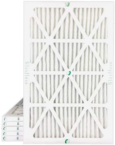 16x25x4 MERV 10 Pleated Air Filters, Box of 3 K654539