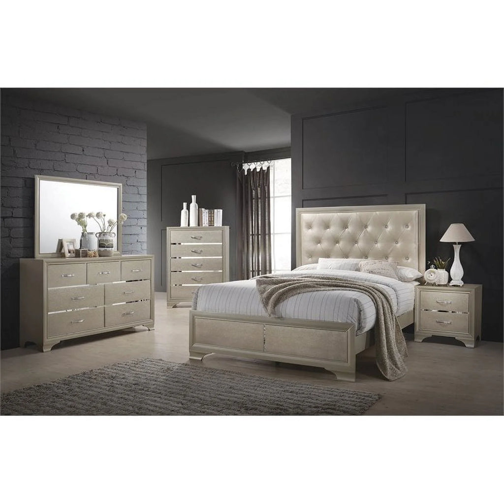 5 Piece Queen Wood Bedroom Set Z6613